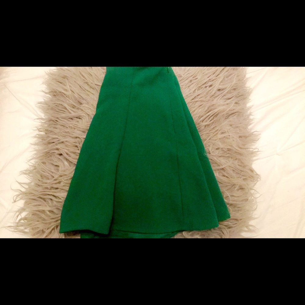 Green Skater Skirt